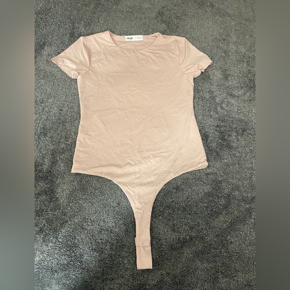 Elodie Soft cream tan bodysuit size xs